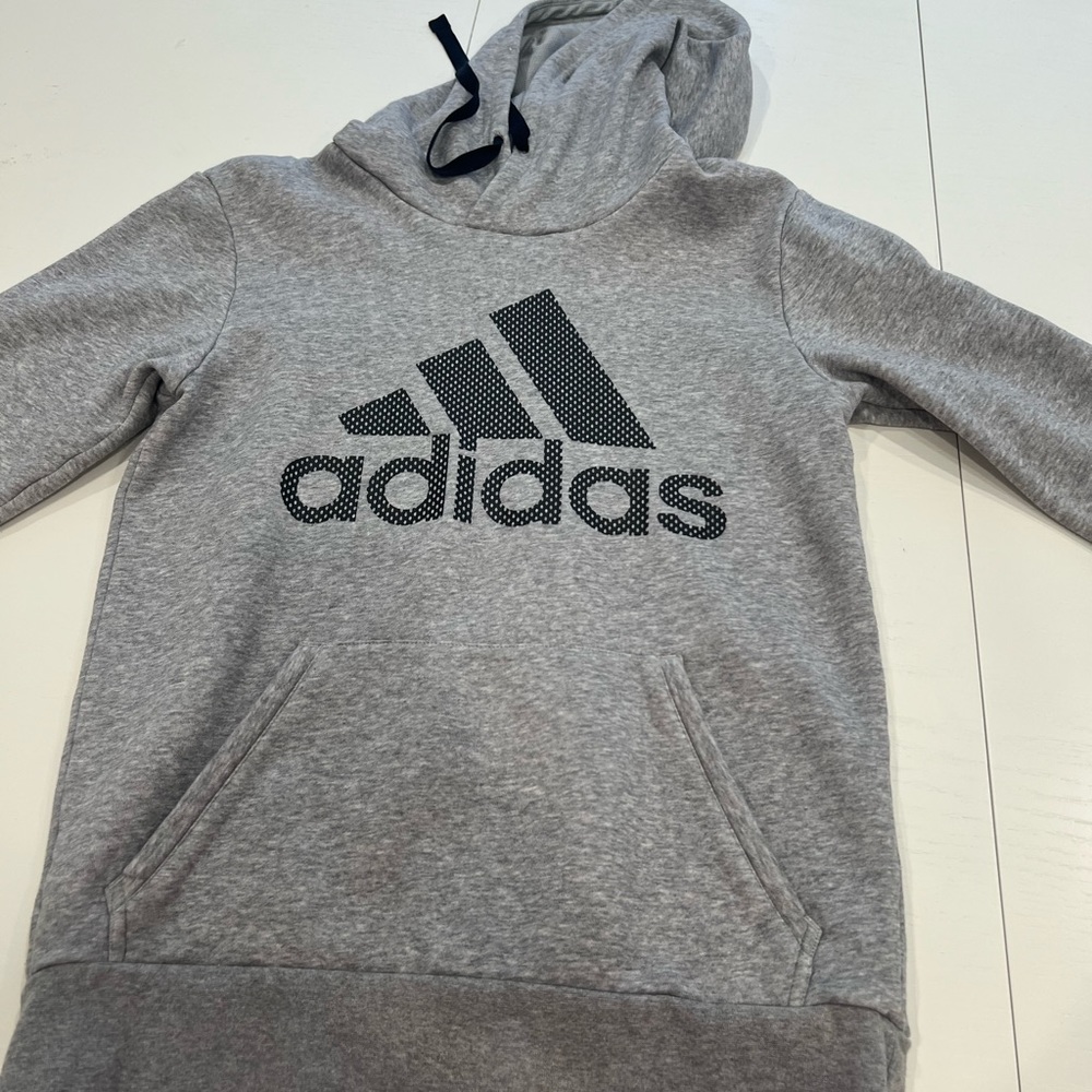 Addidas grey hoodie